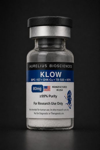 KLOW Stack (BPC-157 + GHK-Cu + TB-500 + KPV)